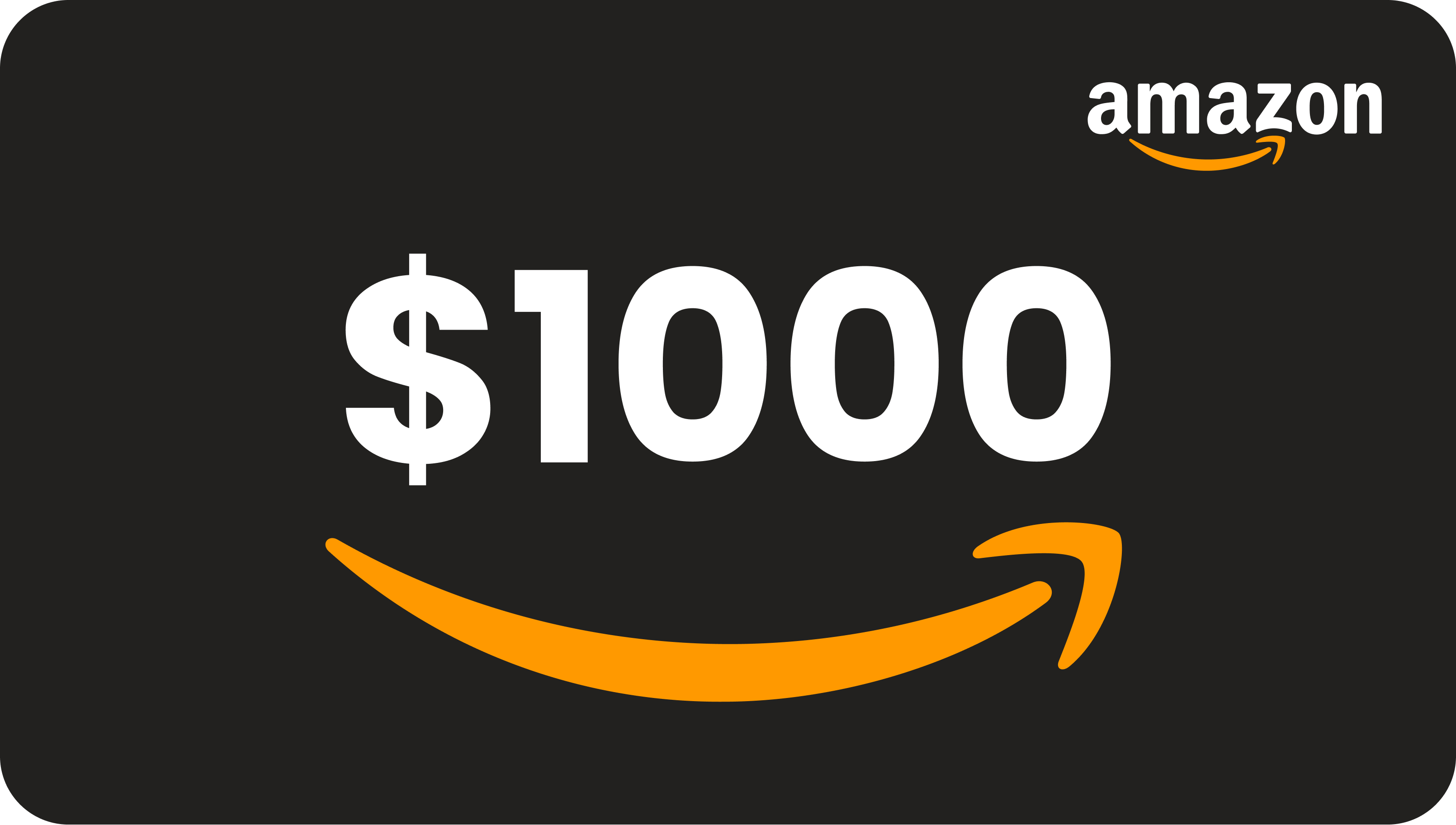 $1000 Amazon Gift Card
